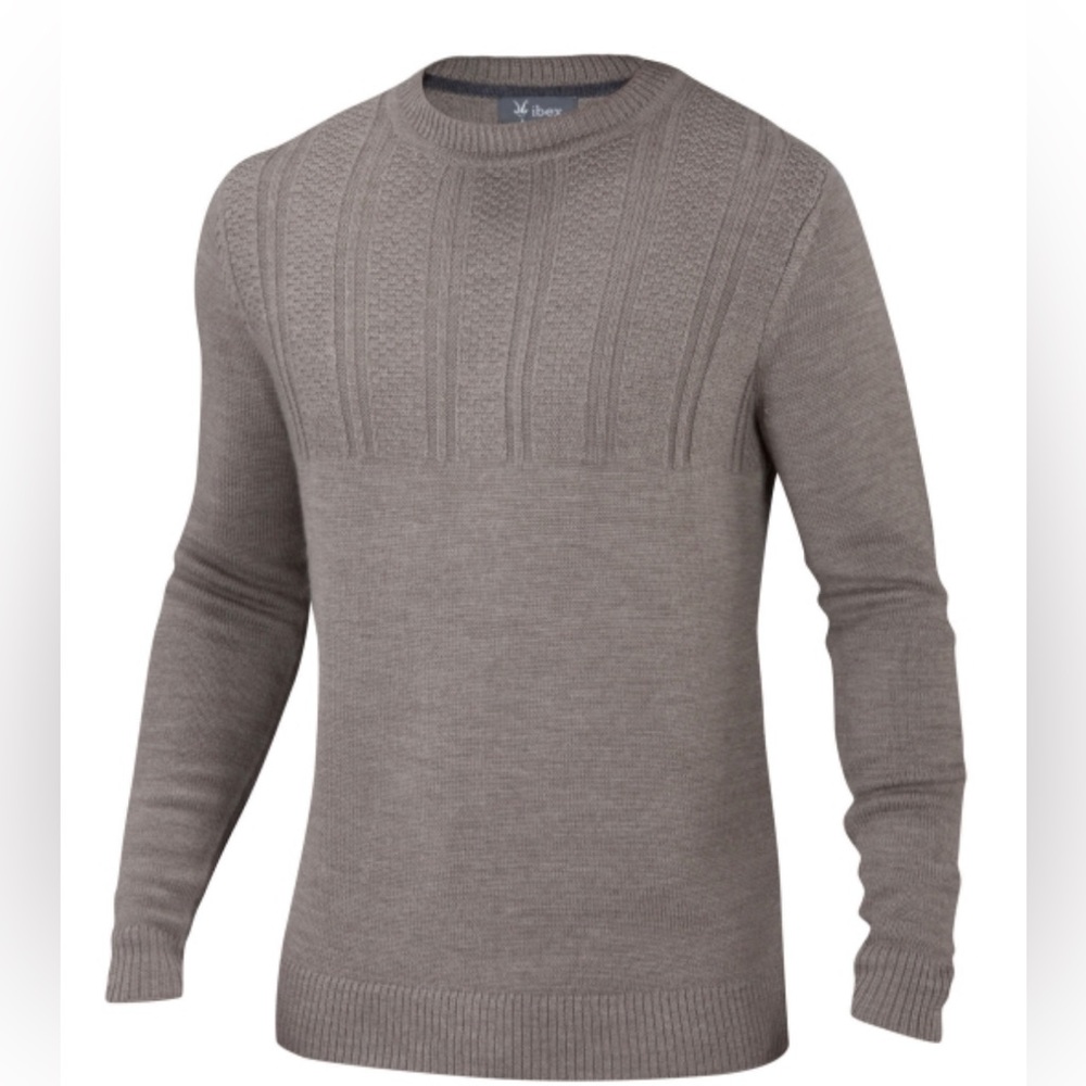 NWT Men’s Ibex wool Cooper sweater XL